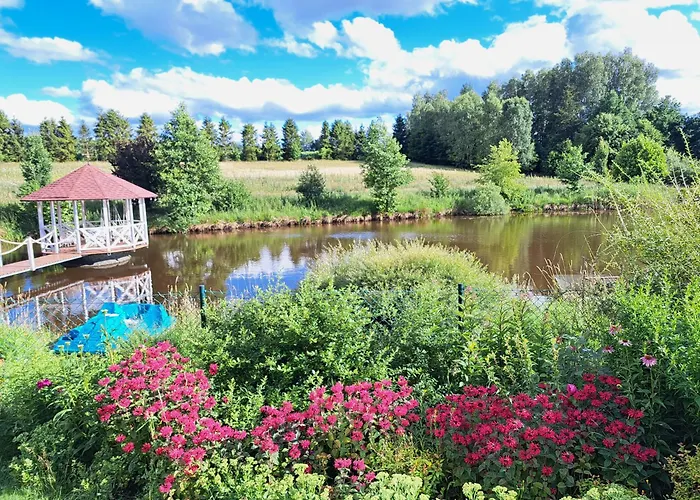 Dolina Miodu - Kaszuby, Sauna, Goraca Balia مزرعة للإقامة *